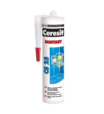 Санитарен силикон - прозрачен Ceresit CS 25 Sanitary DE12400