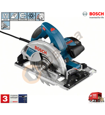 Ръчен циркуляр Bosch GKS 65 GCE 0601668900 - 1800W