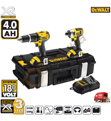    DeWalt DCK285M2 - 18V/4.0Ah Li-