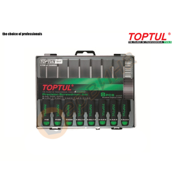 Комплект професионални отвертки за електроника Toptul GAAW08