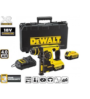   DeWalt DCH253M2 - 18V/4.0Ah Li-Ion