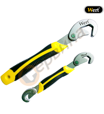 Комплект универсални водопроводни ключове Wert W2190 - 9-32м