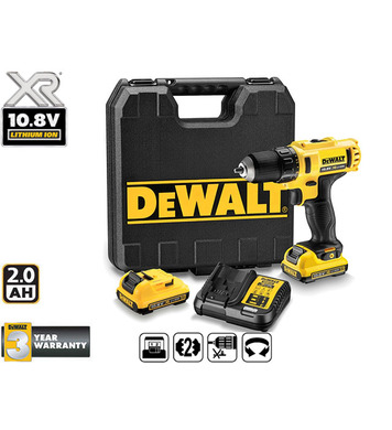   DeWalt DCD710D2-QW - 12V/2x2.0Ah Li-I