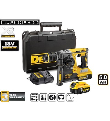   DeWalt DCH273P2 - 18V/5.0Ah Li-Ion