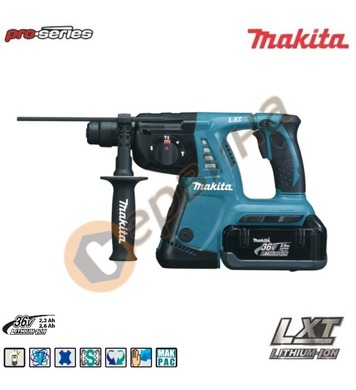   Makita BHR261RDE - 36V/2.6Ah Li-Ion