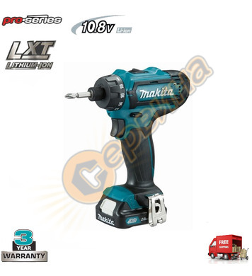   Makita DF031DSAE - 10.8V/2.0Ah Li-Ion