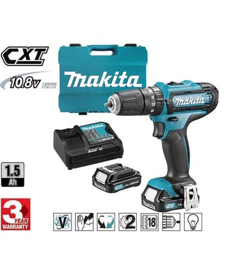    Makita HP331DSYE - 10.8V/1.5Ah