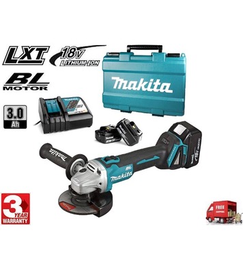   Makita DGA504RFE3 - 18V/3.0Ah Li-Ion