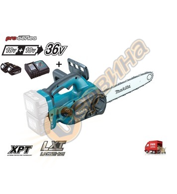    Makita DUC252Z - 18+18V/3.0Ah Li-