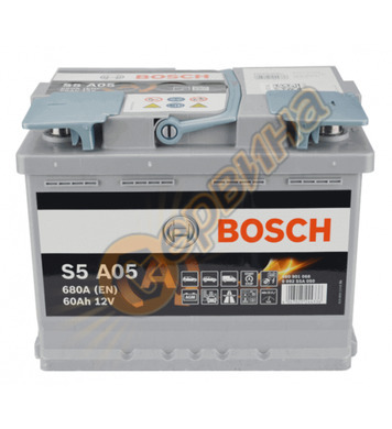 Стартерен акумулатор със старт/стоп-система Bosch S5A AGM A0