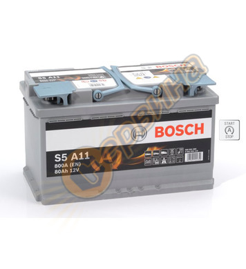 Стартерен акумулатор със старт/стоп-система Bosch S5A AGM A1