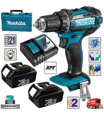    -  Makita DHP482RFE -