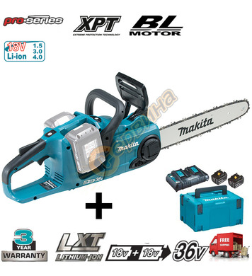    Makita DUC353Z - 18+18V/5.0Ah Li-