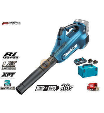   Makita DUB362Z + 197629-2 - 18+18V