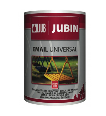 Алкидна боя за дърво и метал - черна Jupol Jubin Email Unive