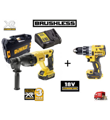   DeWalt DCH133M1 - 18V/4.0Ah XR Li-Io