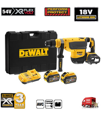   DeWalt DCH733X2 - 54V/3.0Ah-18V/9.0A