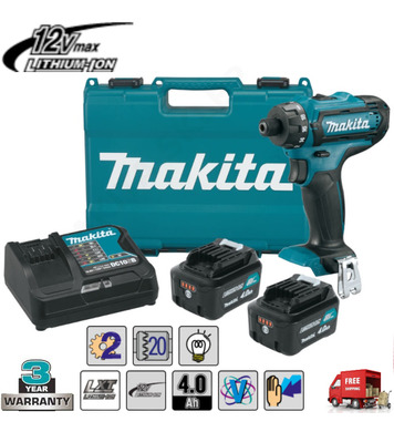   Makita DF033DSME - 12V/4.0Ah Li-Ion 