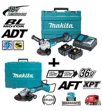   Makita DGA511RTE +  