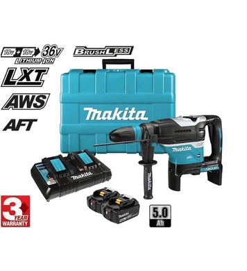   Makita DHR400T2UN - 18+18V/5.0Ah Li-