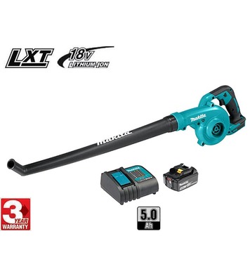   Makita DUB186RT
 - 18V/5.0Ah Li-I