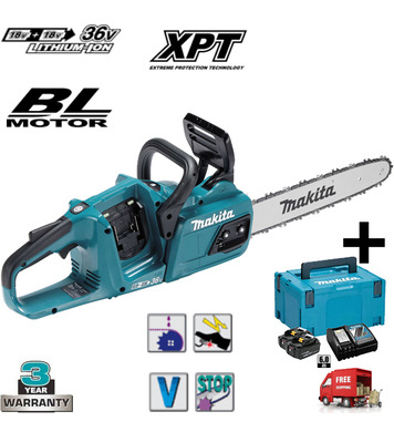    Makita DUC355Z + Makita 198077-8 