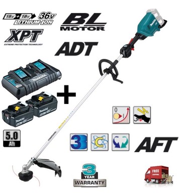   -  Makita DUR369LZ - 18V/5.0Ah Li