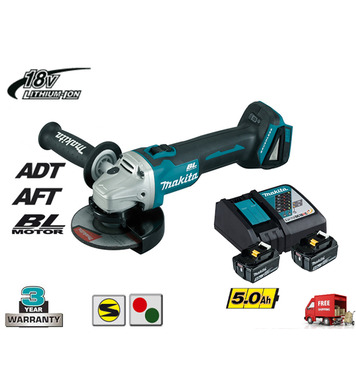   Makita DGA506Z - 18V/5.0Ah Li-Ion 197