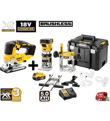   DeWalt DCW604P2-QW - 18V/5.0Ah + 