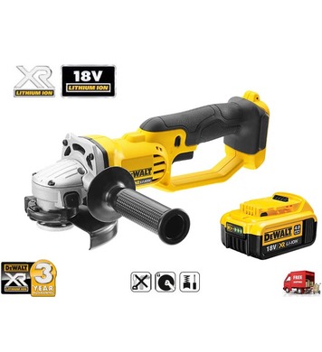   DeWalt DCG412N 125 - 18V/4.0Ah Li-I