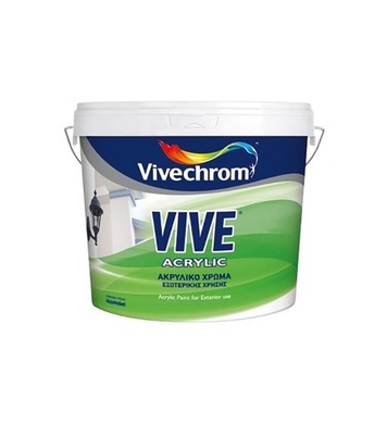 Акрилна фасадна боя Vivechrom Vive Acrylic Бяла 3/10л - 5202