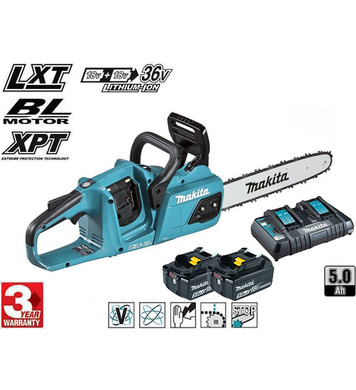    Makita DUC355Z - 18V+18V/25.0Ah 