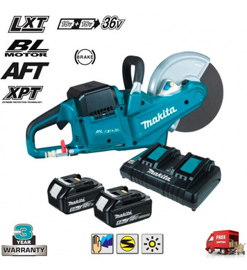   Makita DCE090T2X1 - 18V+18V/25.0Ah Li