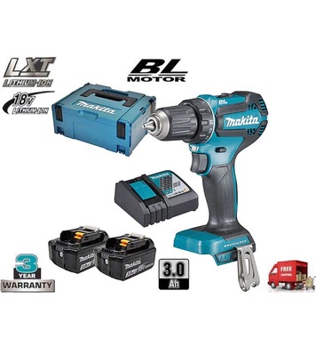   Makita DDF485RFJ - 18V/3.0Ah Li-Ion