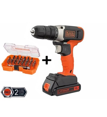   Black&Decker BCD001C1 - 18V/1.5Ah Li-