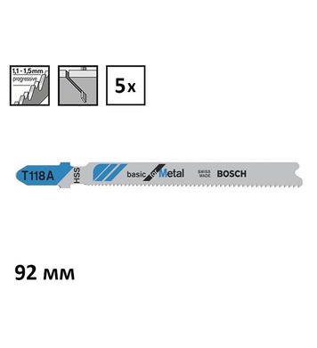      - Bosch Basic for Metal T 