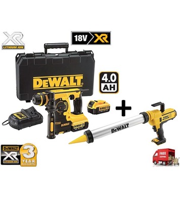   DeWalt DCH253M2 - 18V/4.0Ah + 