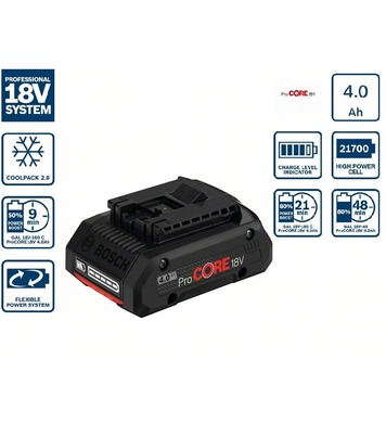 A  Bosch ProCORE 18V 4,0 Ah Professional 1