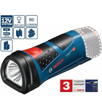 Акумулаторен фенер Bosch GLI 12V-80 Professional без батерия