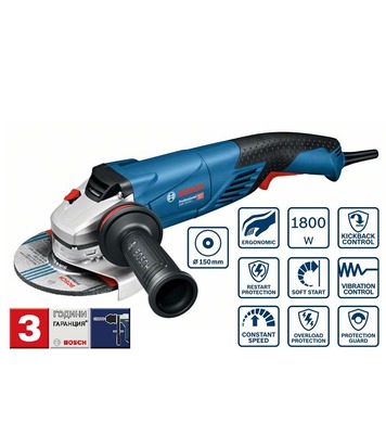  Bosch GWS 18-150 L Professional 06017A5000 - 1800W