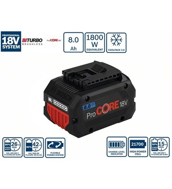 A  Bosch ProCORE 18V 8.0 Ah Professional 1