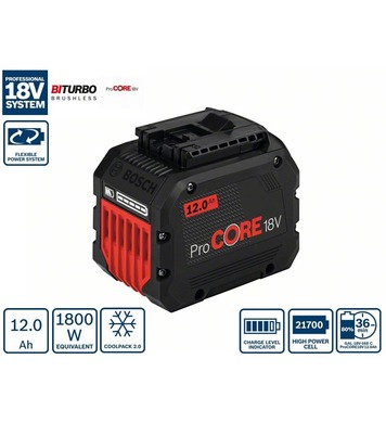 A  Bosch ProCORE 18V 12.0 Ah Professional 