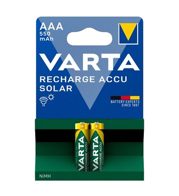   Varta Accu Solar HR03 AAA 550 mAh, NiMH