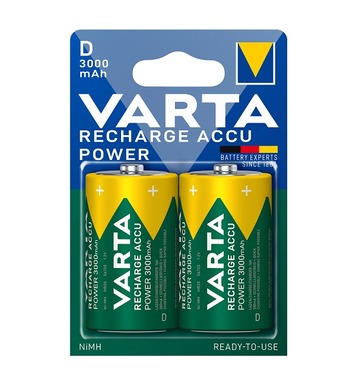   Varta Power Accu HR20 D 3000 mAh Ready2