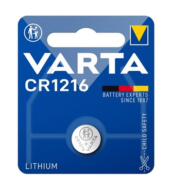 Бутонна батерия Varta CR 1216 Electronics Lithium 3V, 1 брой