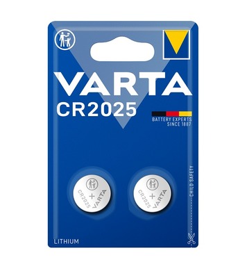 Бутонна литиева батерия Varta CR 2025 Electronics Lithium 3V
