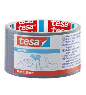 Армирана лента Tesa Basic 10m х 50mm сребърна 58586-00000-00
