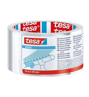 Алуминиева лента Tesa Basic 10m х 50mm самозалепваща 63632-0
