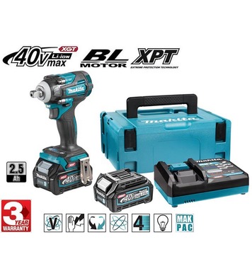    Makita TW005GD201 - 40V/2x2.5A