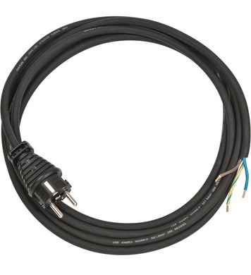 Захранващ кабел Brennenstuhl 1160330 - 3 метра, черен